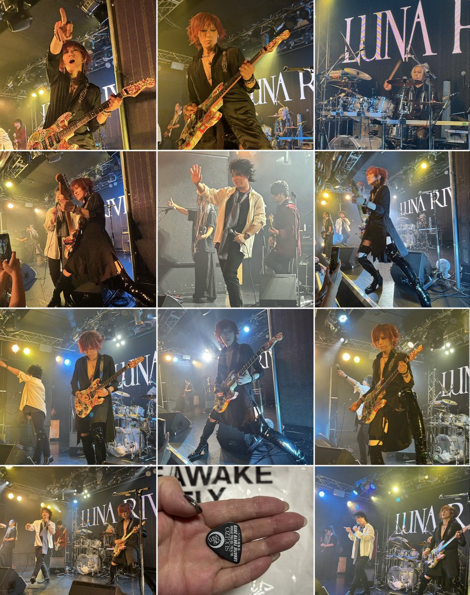 emichin0302's tweet photo. LUNA RIVERの赤羽ReNYワンマンライブ行って来ました!
最前だったのでHARUTOさんから手渡しでピック頂きました😭嬉しい🥹
めちゃかっこよかったです🥰
タムタムさんのボーカルめちゃ隆一様っぽくて、歌唱力凄っ😱てなりました🫶
#LUNA RIVER
#HALUTO
#たむたむ
#haru https://t.co/GYWkt1vrlr