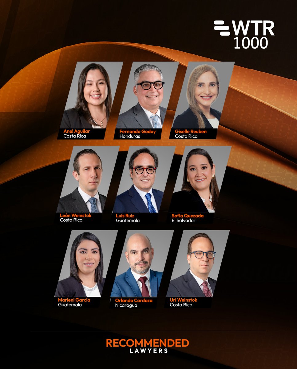 La práctica de Propiedad Intelectual de BLP es reconocida por WTR 1000 como una de las mejores en Costa Rica, Guatemala, Honduras y Nicaragua.
Un logro que refleja el talento y compromiso de nuestro equipo en toda Centroamérica.
#BusinessLawPartners #WTR1000 #IPLaw #Centroamérica