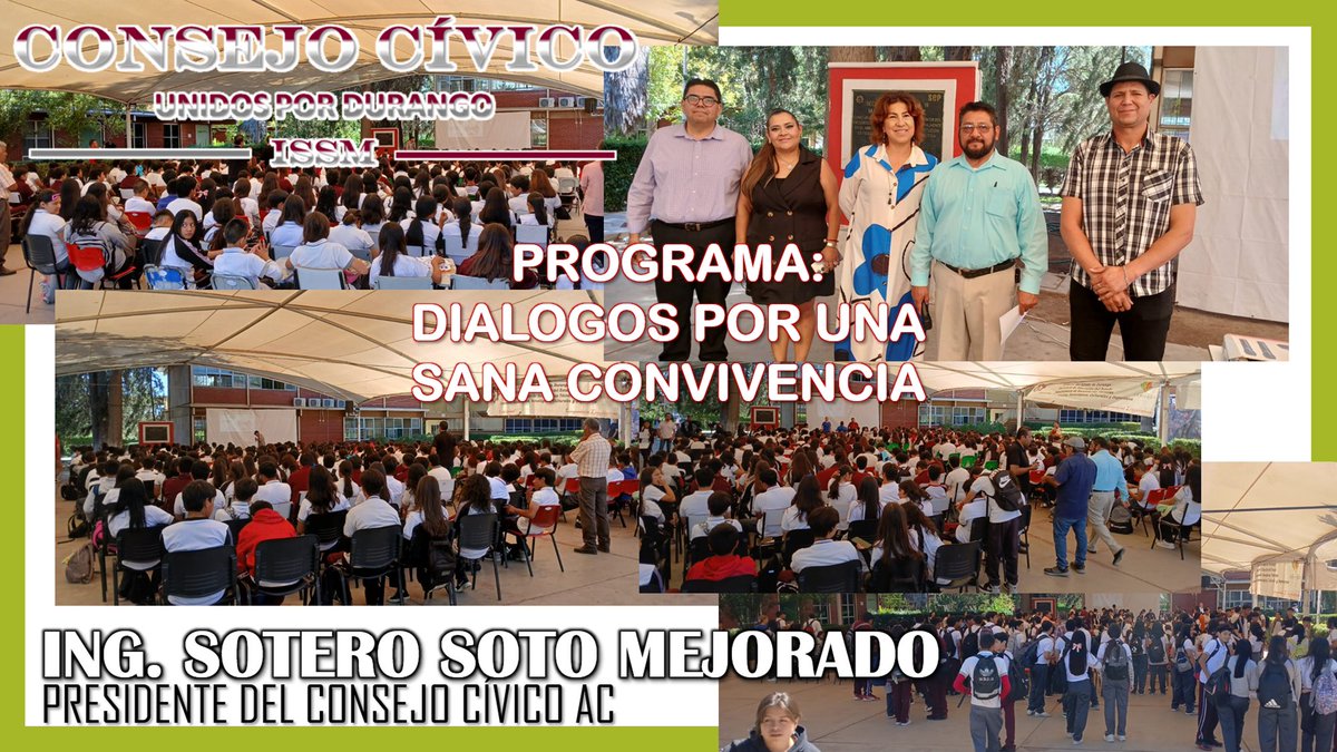 soterosoto's tweet photo. Ayer dimos inicio al ciclo de conferencias 2025-26 en la Esc. Sec. Téc. #19 con mas de 300 padres de familia y 415 alumnos. Gracias Profr. Eladio García Dir. de la Sec. y a la Mtra. Lorena García de USAER. @SubComisionDgo @CedhDurango @SEED_Dgo @COBAEDoficial @CECyTEDurango https://t.co/URqaF3JG0L