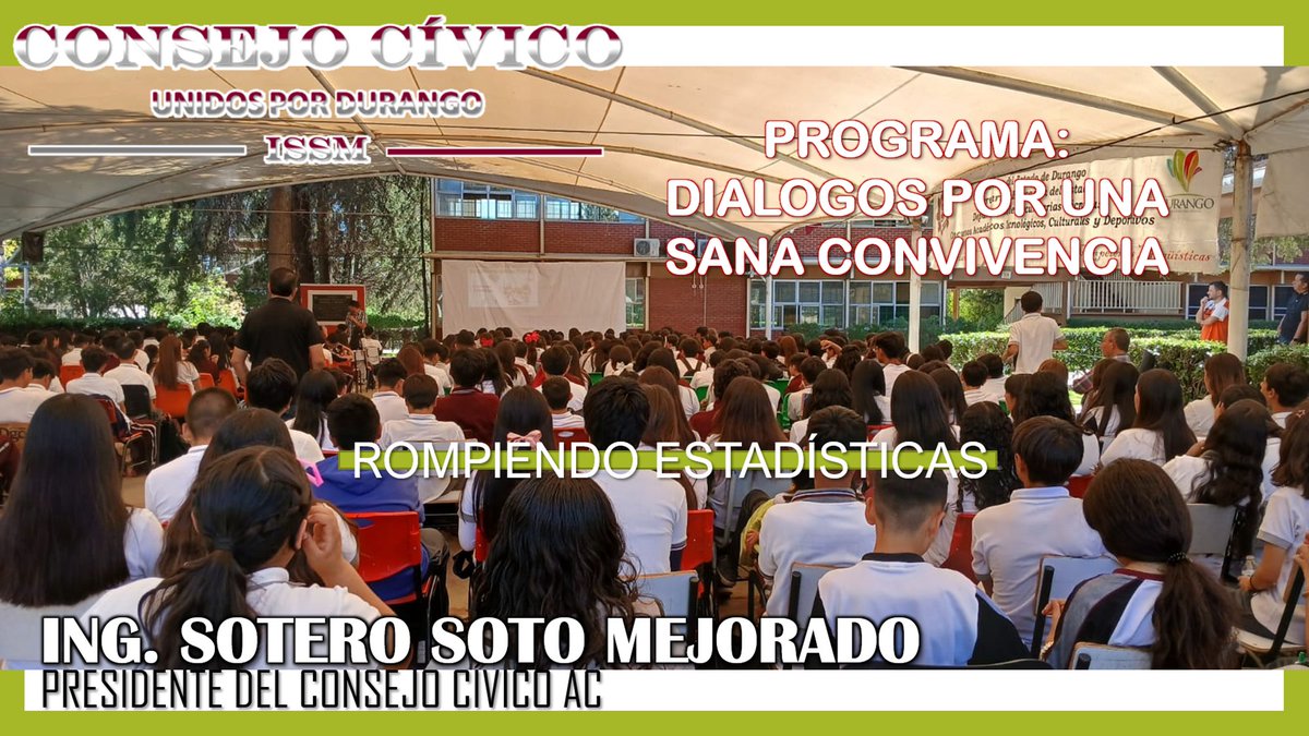 soterosoto's tweet photo. Ayer dimos inicio al ciclo de conferencias 2025-26 en la Esc. Sec. Téc. #19 con mas de 300 padres de familia y 415 alumnos. Gracias Profr. Eladio García Dir. de la Sec. y a la Mtra. Lorena García de USAER. @SubComisionDgo @CedhDurango @SEED_Dgo @COBAEDoficial @CECyTEDurango https://t.co/URqaF3JG0L