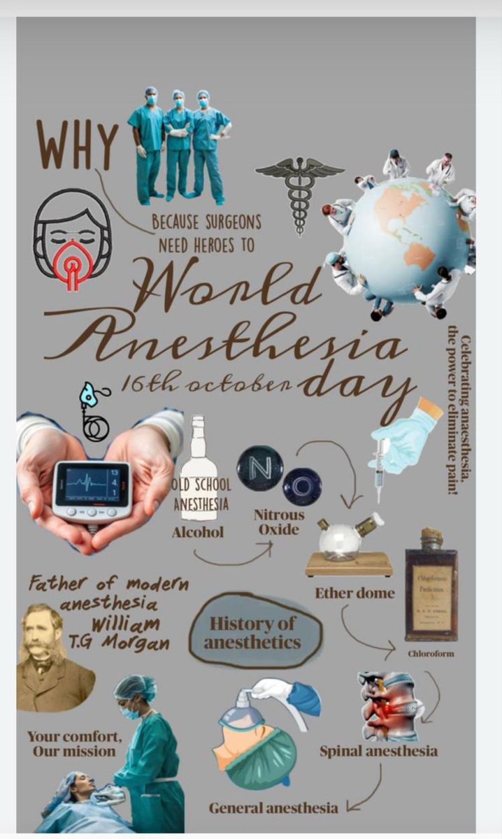 H11Rooby's tweet photo. #Anesthesia_World_Day #anesthesia https://t.co/xtSV4JMESa