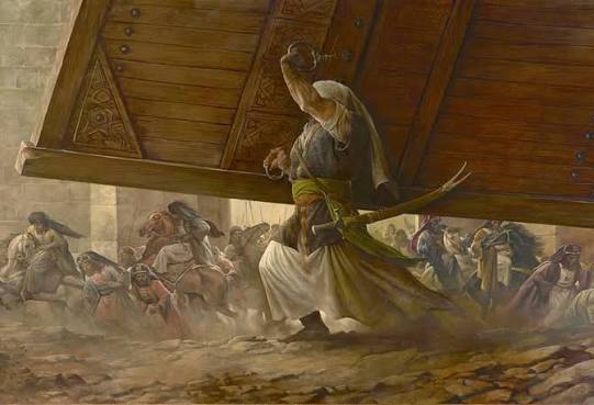 لم يثبت بسند صحيح أن علي بن أبي طالب خلع باب خيبر بنفسه وهذه القصة المكذوبة ماهي إلا واحدة من خرافات #الشيعة التي تعودنا على سماعها منهم.