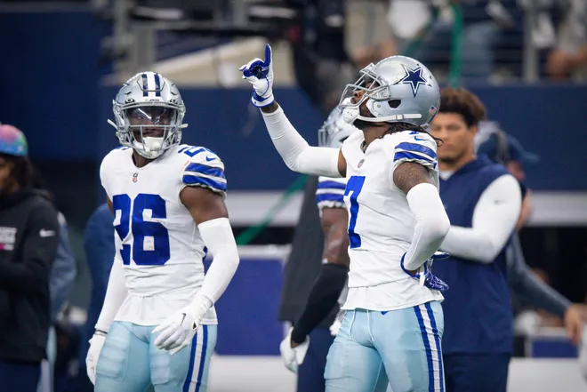 DannyPhantom24's tweet photo. Number of passes defended by Trevon Diggs and DaRon Bland this year: ZERO https://t.co/PUyNedwIZu