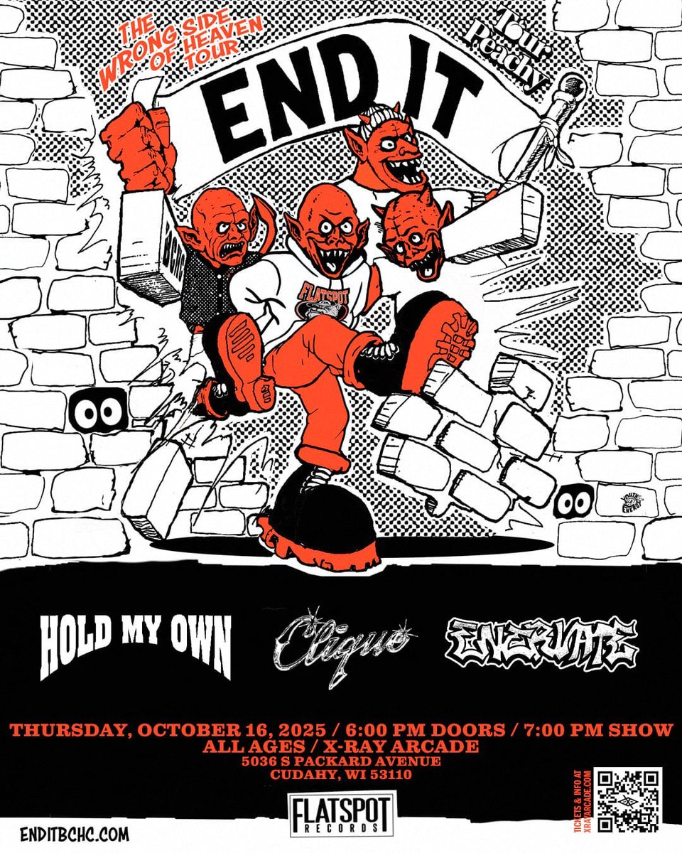 Tonight at X-Ray Arcade. Tickets will be available at the door. We kick things off at 7pm.