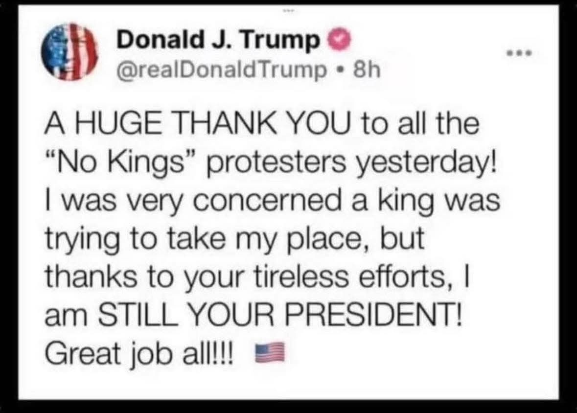 GaEMT2001's tweet photo. Yes he is! And there's nothing you can do about it! 🤣 https://t.co/HxgDLGwpKX