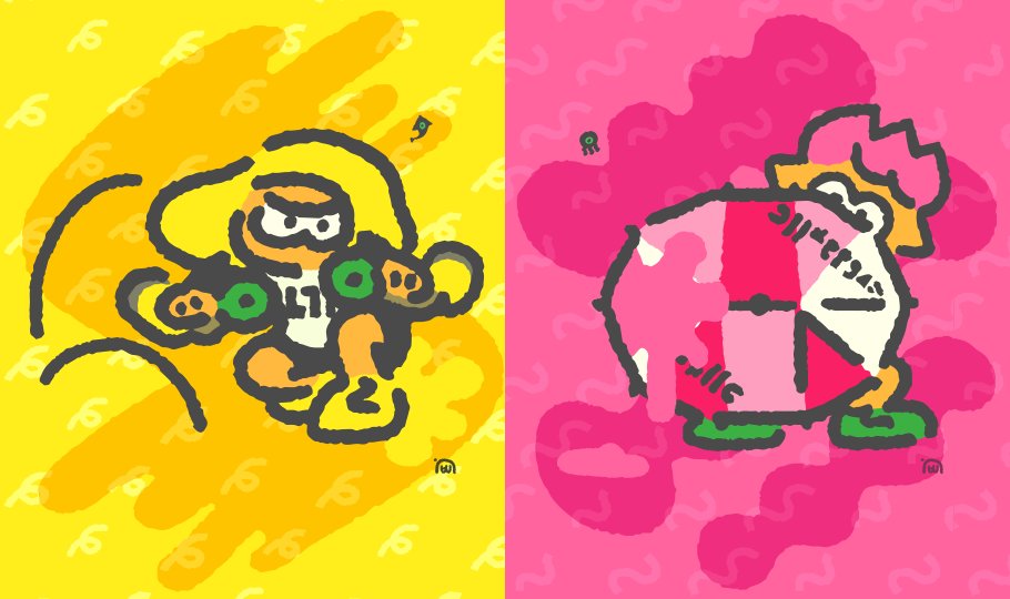 inkopolisbot's tweet image. Splatfest: Dexterity vs Endurance