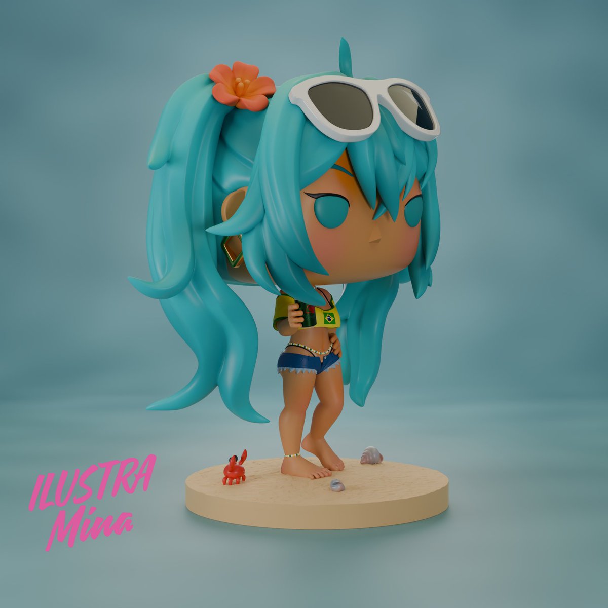 ilustramina3d's tweet photo. ๐ง๐ทHatsune Miku - Custom Brazilian Miku Funko๐ง๐ท
STL files are available on Cults 3d and CgTrader (link in bio)
! Not an official product, there is no affiliation with Funko.
#hatsunemikufigure #brazilianmiku #miku #customfunko #customfunkopop #3dprintedmodels #3dprint https://t.co/9PfX7gZpVr