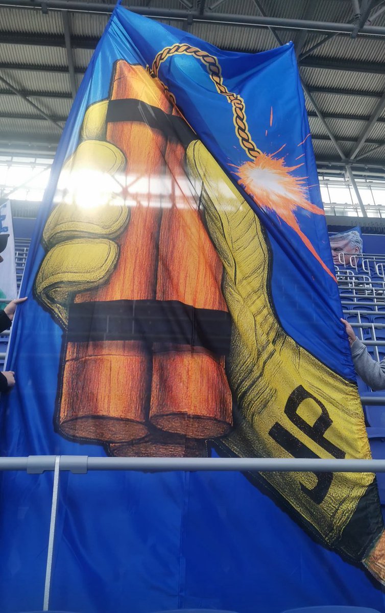 Thanks to <a href="/The1878s/">The 1878s</a> for asking if they could use my Pickford design on one of their new banners. Was only ever going to be one answer!
Looking forward to seeing it soon 🧨
