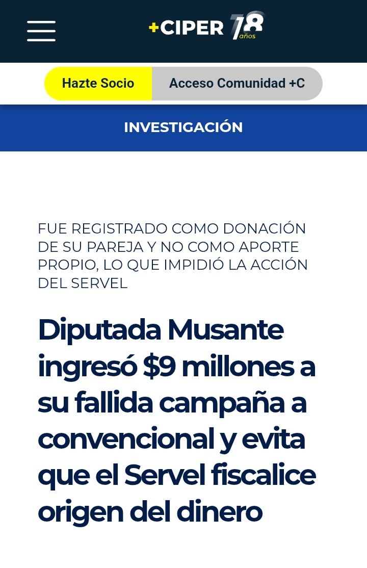 <a href="/camila_musante/">Camila Musante - Diputada Distrito 14🌿🇨🇱</a> Si, basta de abusos.