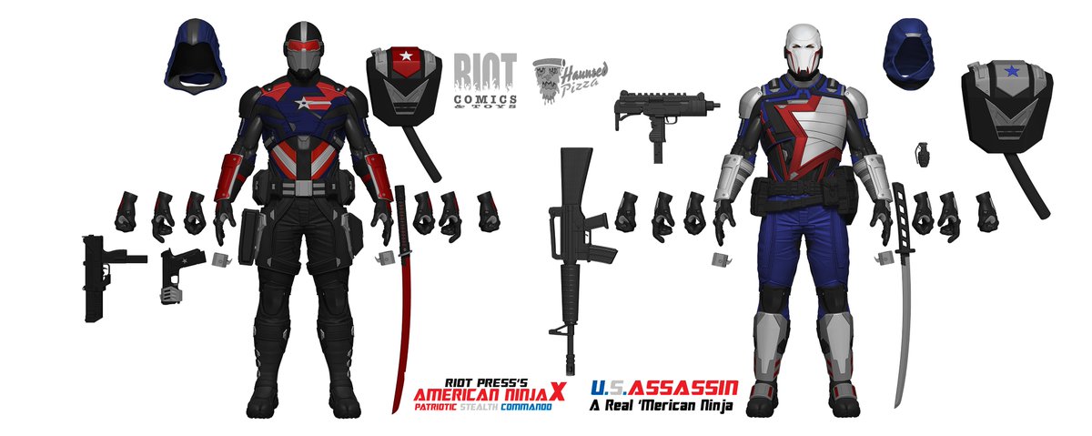 PatrickThomasP1's tweet photo. 🔥 ALL NINJA. ALL THE TIME. 🔥

Riot Press, Haunted Pizza, and Vonner Studios have officially joined forces — bringing together PTP, Mark Poulton, and David Vonner for the ultimate ninja resurgence! 💥

The shadows are alive with steel and fury… introducing the N1N-BORGS, a cyber-ninja strike force ready to challenge even the toughest warriors. ⚔️🤖

The return of American Ninja X and U.S. Assassin is right around the corner — bigger, bolder, and sharper than ever. The new sign-up list is going live soon! All our ducks are in a row — the right creative team, the right managers, and the right time. 💪

This is indie power at its best — Riot Press x Haunted Pizza x Vonner Studios — where comics and action figures collide!

🇺🇸 ALL NINJA. ALL THE TIME. 🇺🇸

@KoniWaves  @DavidVonner  @RiotPressComics @PatrickThomasP1 

#AmericanNinjaX #USAssassin #N1NBorg #RiotPress #HauntedPizza #VonnerStudios #MarkPoulton #DavidVonner #PTP #ActionFigures #Kickstarter #IndieToys #IndieComics #ToyCollectors #ComicCollectors #AllNinjaAllTheTime #SupportIndie #ToysOfInstagram #RiotToys