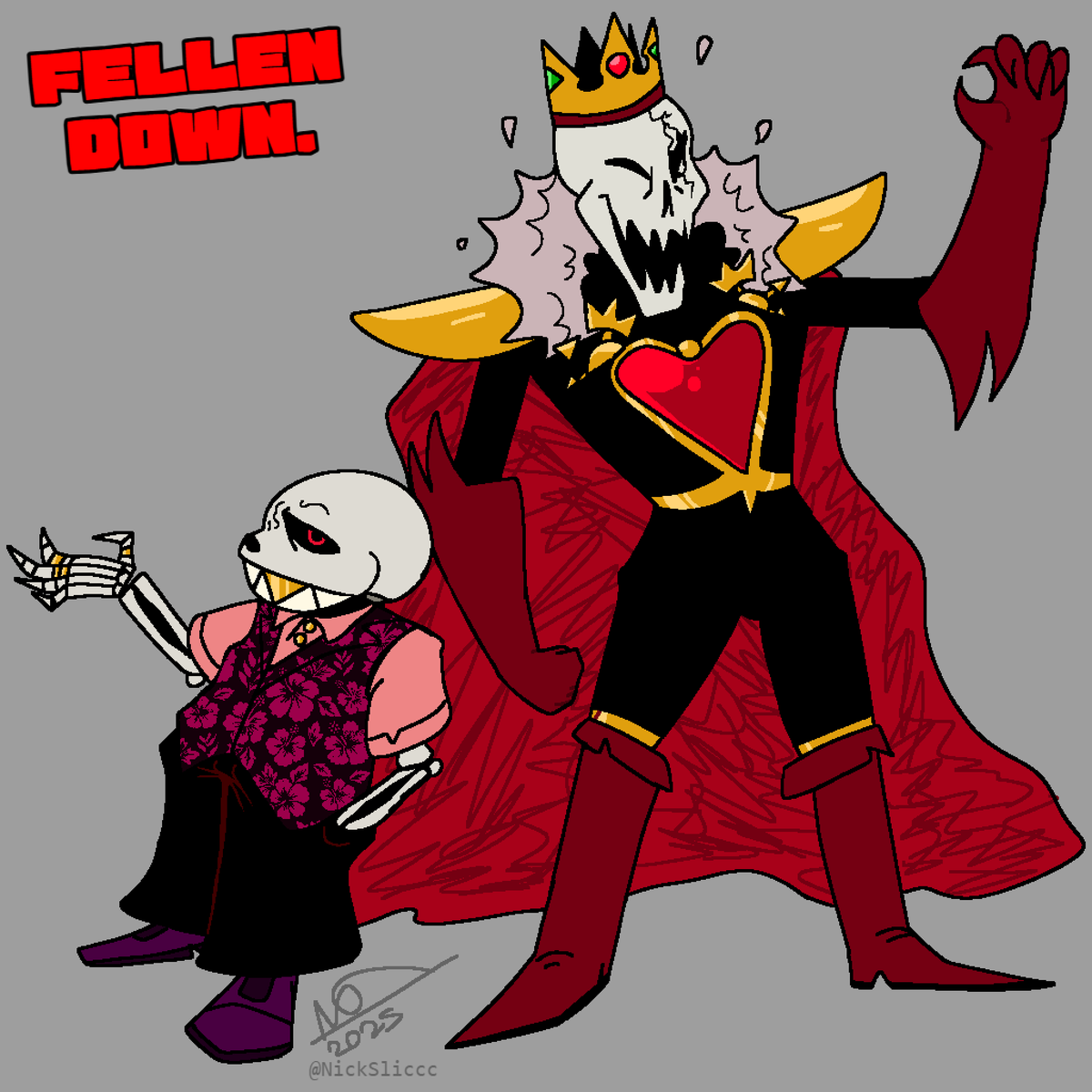 NickSliccc's tweet image. Alternate Sketch. #underfell #undertaleau