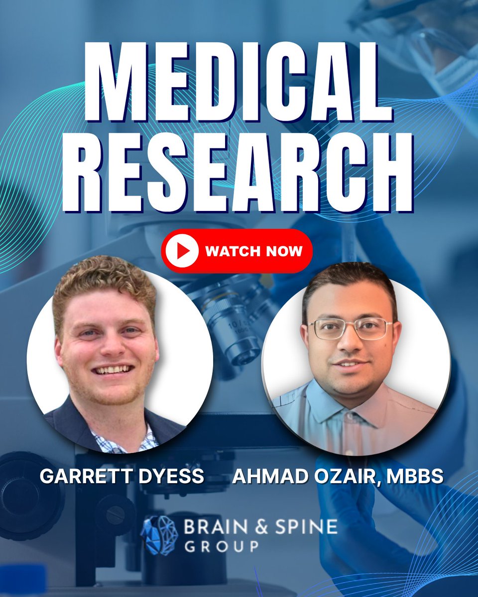 Brain & Spine Group (@brainspinegroup) on Twitter photo In our latest video, we share the inspiring journey of an international medical graduate who overcame immense challenges to achieve his dream of becoming a neurosurgeon in the United States.
🎥 Watch now:  sbee.link/pbt9md3j6n
#NeurosurgeryJourney In our latest video, we share the inspiring journey of an international medical graduate who overcame immense challenges to achieve his dream of becoming a neurosurgeon in the United States.
🎥 Watch now:  sbee.link/pbt9md3j6n
#NeurosurgeryJourney