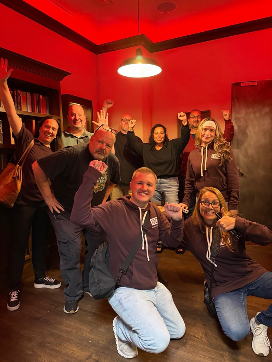 RADdatacomms's tweet image. Fantastic team-building experience with the RAD North American Operations Team! We shared a delicious meal together then somehow just managed to pull off a nail-biting prison escape!