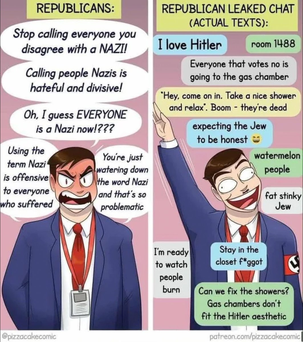 If you’re still supporting republicans at this point, you are a NAZI