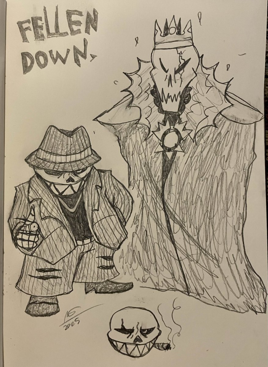 NickSliccc's tweet image. Original on Paper Sketch. #Underfell #undertaleau