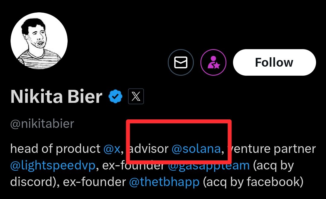 ShiLLin_ViLLian's tweet image. Crazy how every Binance-related post gets throttled. Meanwhile the Head of Product at X is literally a advisor to Solana.
No wonder the algo looks like a Solana marketing funnel.
If you speak out you face shadow ban or even worse a suspension.
Can you please look into this Elon