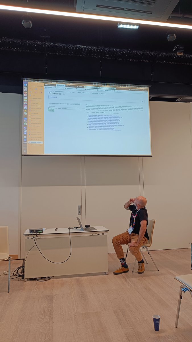 SparkFabrik's tweet image. Our Roberto strikes again! Another day, another BOF session at #DrupalCon Vienna 2025!
As a maintainer of the Search API Typesense module, Roberto is always looking forward to collecting feedback, sharing his expertise and pick up new tricks!
#SparkFabrik #BeTheSpark #Typesense