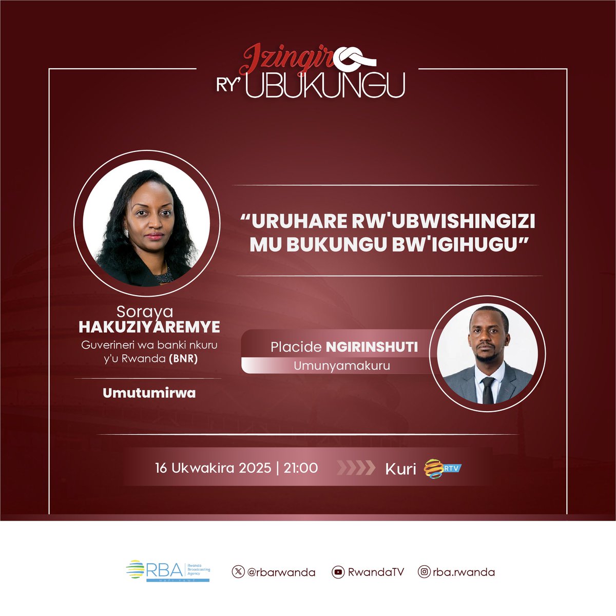 🚨MURARARITSWE 🚨 Mu kiganiro #IzingiroRyUbukungu cyo kuri uyu wa Kane ...