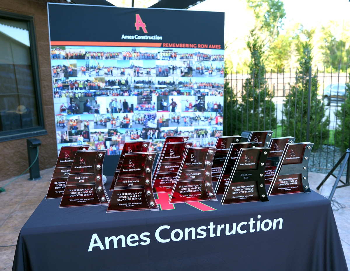 Ames Construction (@amesconstrn) on Twitter photo The people who fuel Ames Construction are building a legacy, and we were fortunate to celebrate a few of them from our Central/corporate office in September at our Legacy Awards event.
The evening honors our team members on 5-year increments beginning with 20 years of service at The people who fuel Ames Construction are building a legacy, and we were fortunate to celebrate a few of them from our Central/corporate office in September at our Legacy Awards event.
The evening honors our team members on 5-year increments beginning with 20 years of service at