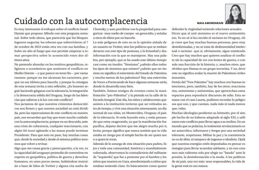 ¿Uruguay antisemita?

Otro jueves en <a href="/SemanarioVoces/">Voces</a>