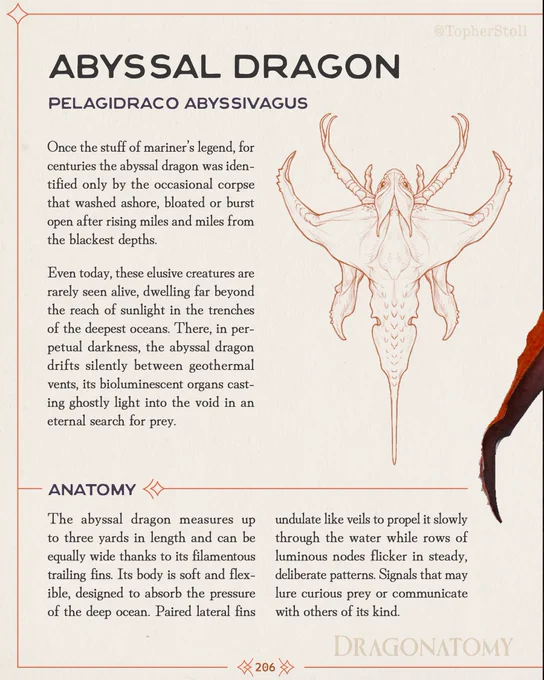 Not all dragon species burn with fire, some carry the cold light of the deep, thriving in the most extreme environments imaginable.
