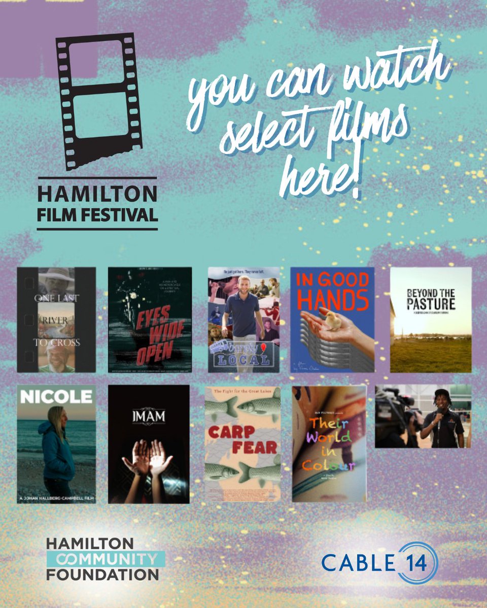 Watch a special selection of films from the 2025 <a href="/HamiltonFilm/">Hamilton Film</a> Festival on C14!
Oct 20: Art Show. Why Bother?
Oct 21: Nicole, Iman &amp; Weaving Dreams
Oct 23: Barely Local, One Last River to Cross, Carp Fear &amp; Eyes Wide Open
Oct 24: In Good Hands &amp; Their World In Colour