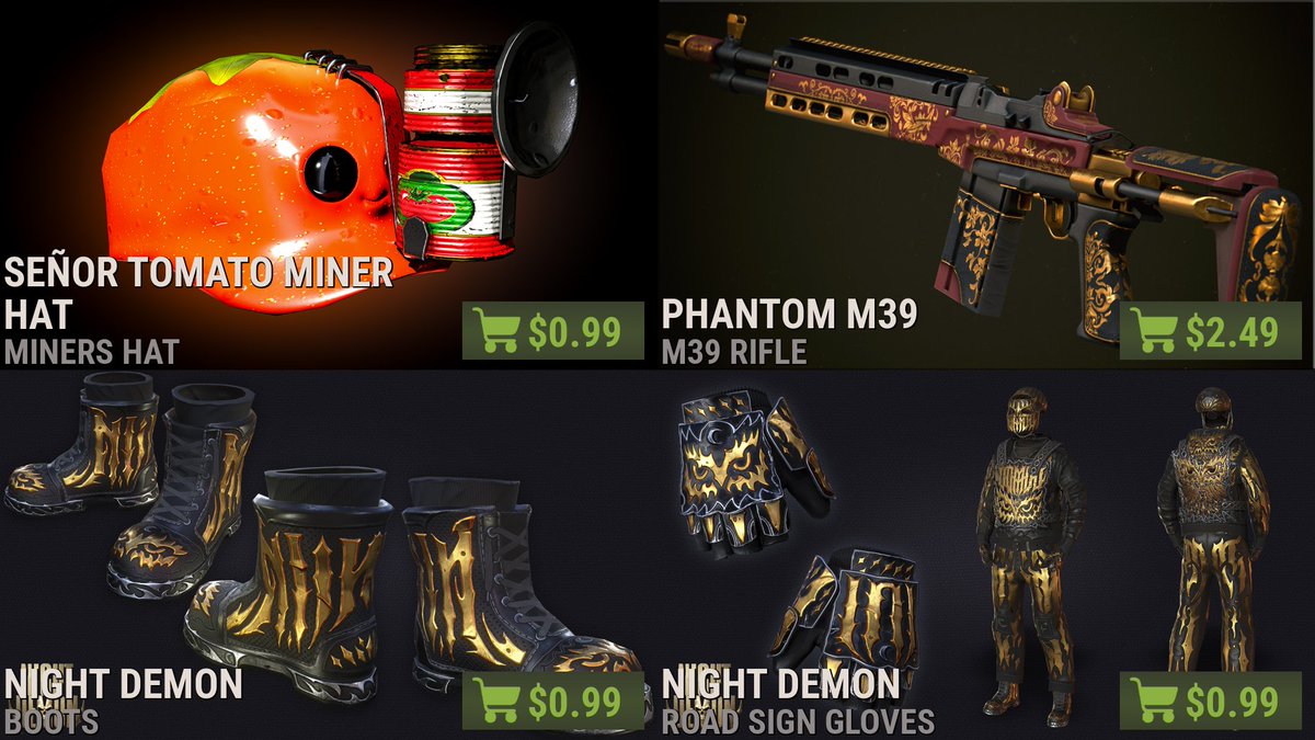 RustItemStore's tweet image. 🚨 NEW ITEM STORE 🚨
rust.scmm.app/store

#rust #playrust #rustskins #rustworkshop