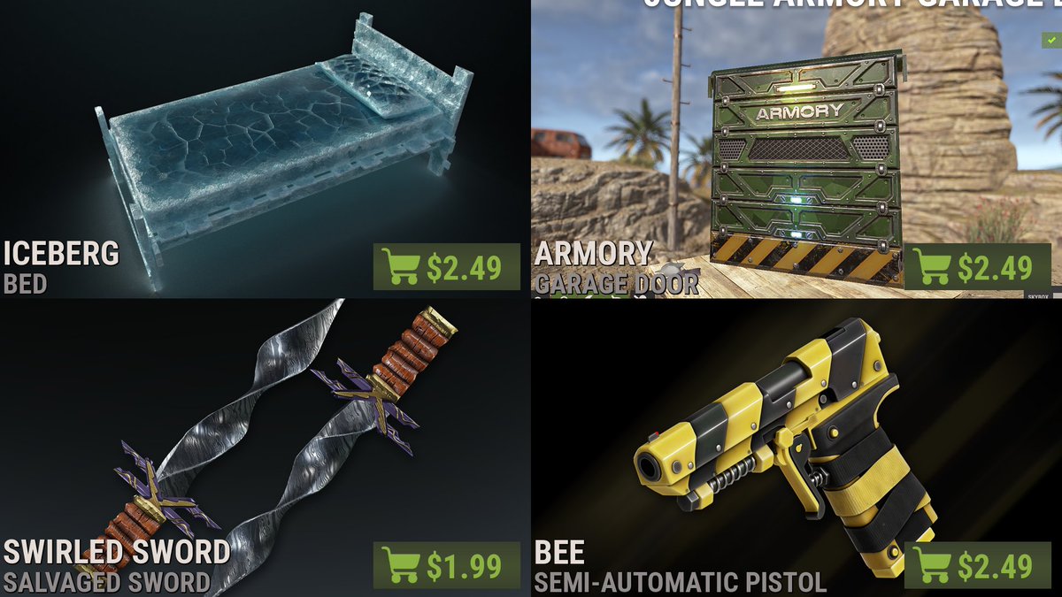 RustItemStore's tweet image. 🚨 NEW ITEM STORE 🚨
rust.scmm.app/store

#rust #playrust #rustskins #rustworkshop