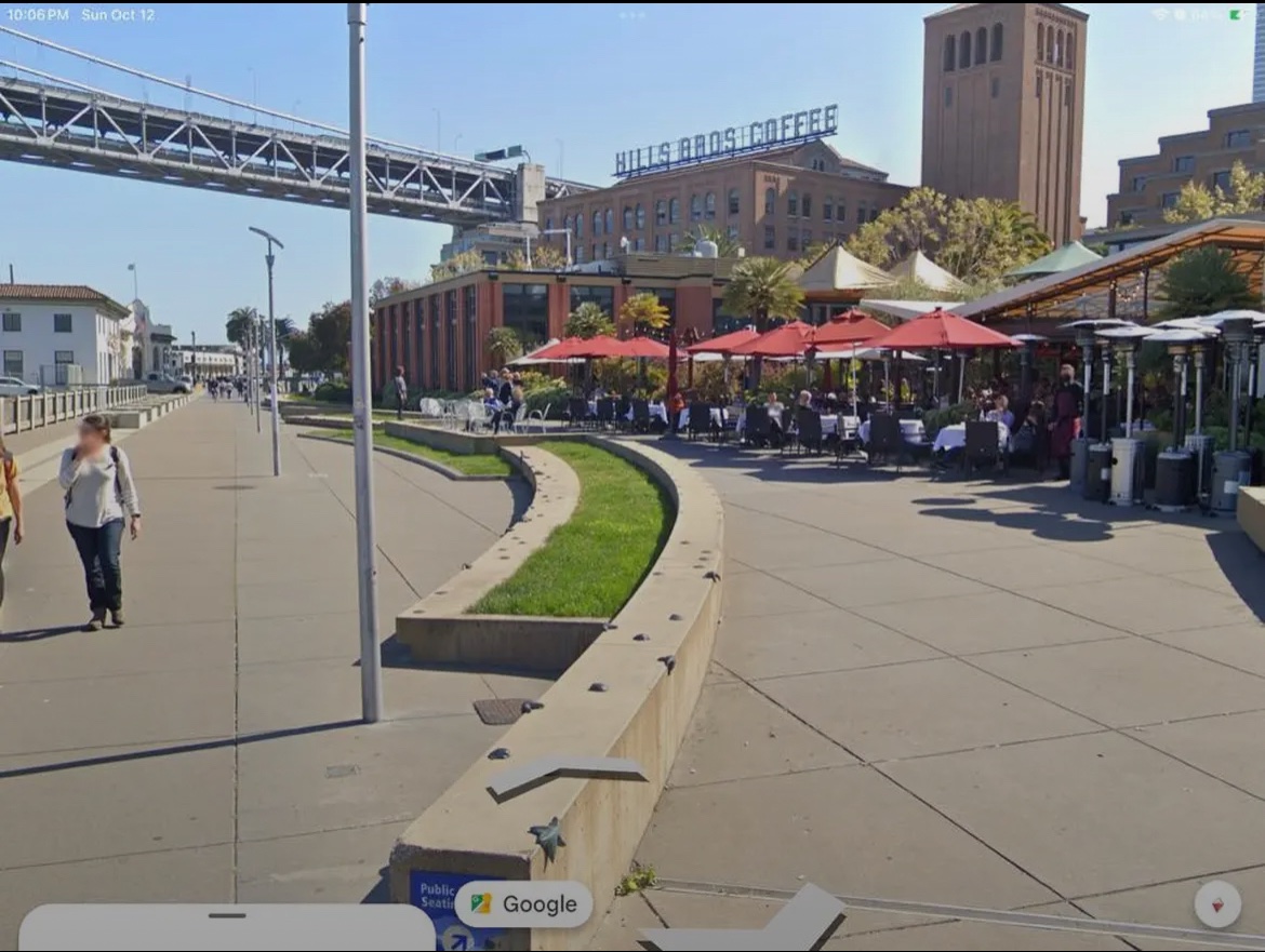 The Embarcadero, 1980 and today. 
(photos by David Nesbet &amp; John Luchsinger)