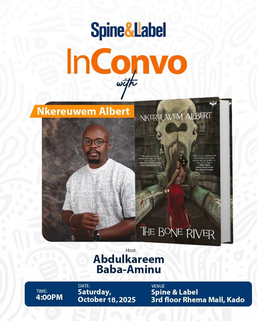 Abuja people, what's your Saturday going to be like? My first reading in a while is a conversation with <a href="/nkereuwxm/">Nkereuwem</a>, author of The Bone River, his first novel &amp; the first title from Phoenix, an imprint of <a href="/OuidaBooks/">Ouida Books</a>. There will be talk, book signing &amp; refreshments. Do swing by!