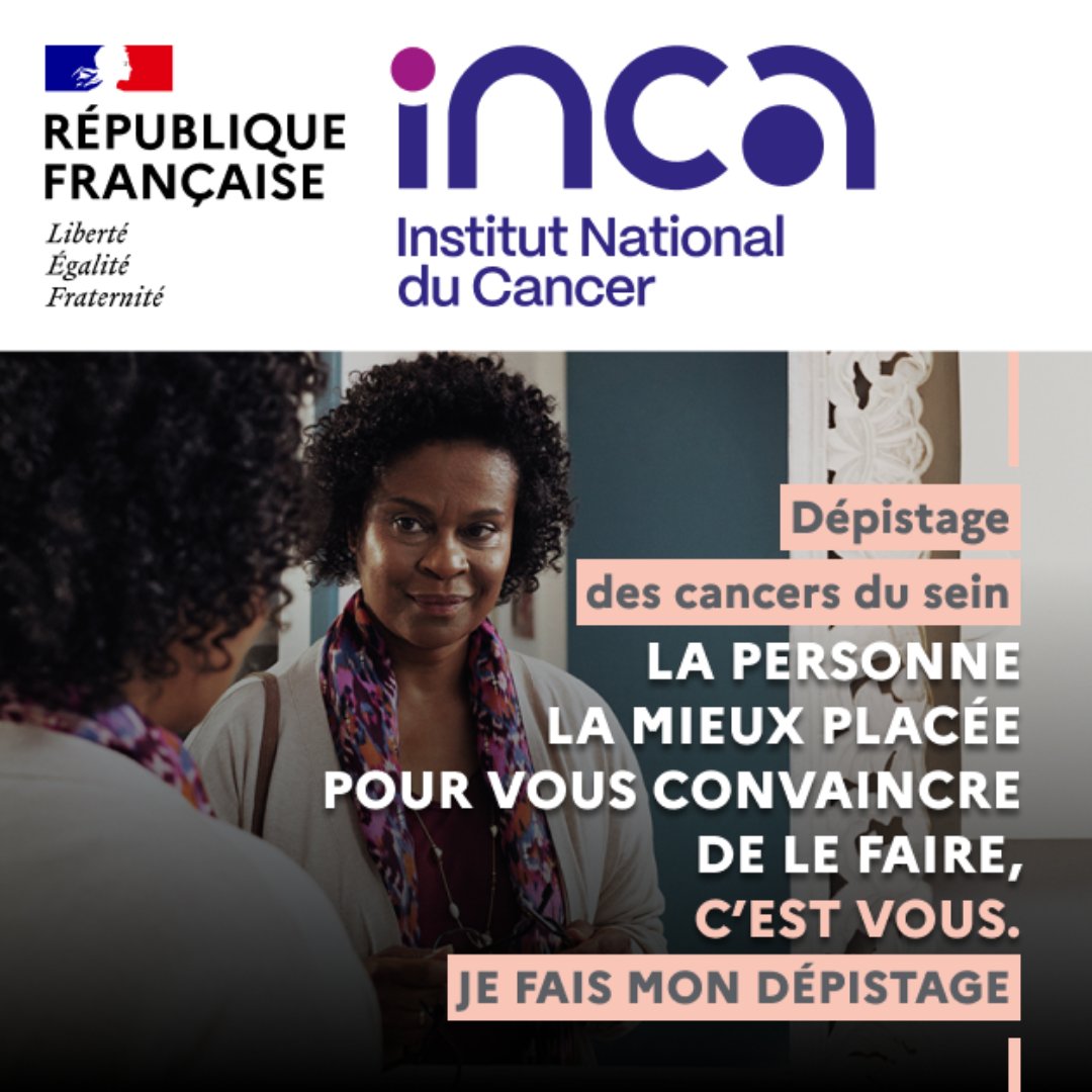 Le programme #DépistageCancersSein vise à détecter d’éventuelles lésions cancéreuses pour les traiter au plus tôt. Il s’adresse aux femmes de 50 à 74 ans sans facteurs de risques autres que l’âge, ni antécédent et ni symptôme.
