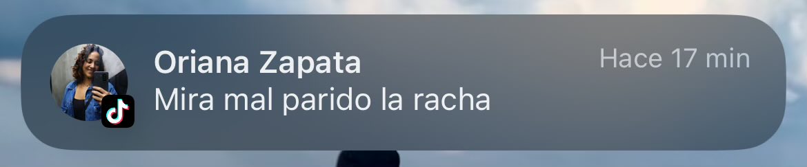Tranquilisimos mis amigos con la racha de TikTok