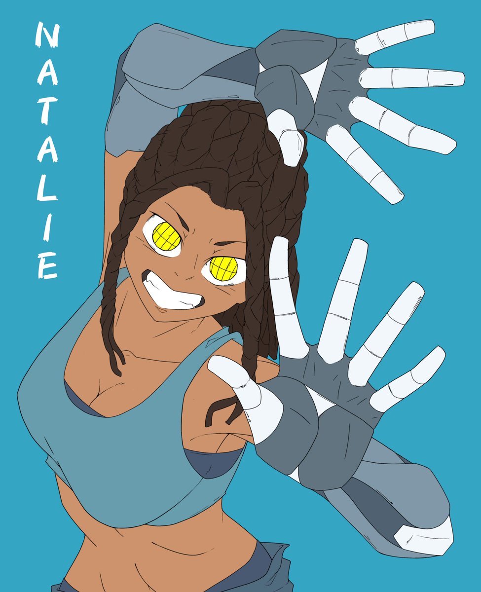She is NOT able to keep up with other warriors. So she more then makes up for it with big fists and extremely adaptable gadgets and weapons