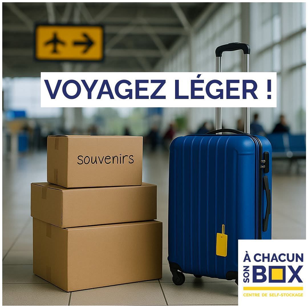 ✈🧳 Quand on part loin, voyager léger fait toute la différence🔐

👉 Avec A Chacun Son Box Caudan et Rezé, vos affaires vous attendent, prêtes à être retrouvées à votre retour.

Hashtags :
#Voyage #Expatriation #SelfStockage #BoxDeStockage #SolutionDeStockage #AChacunSonBox