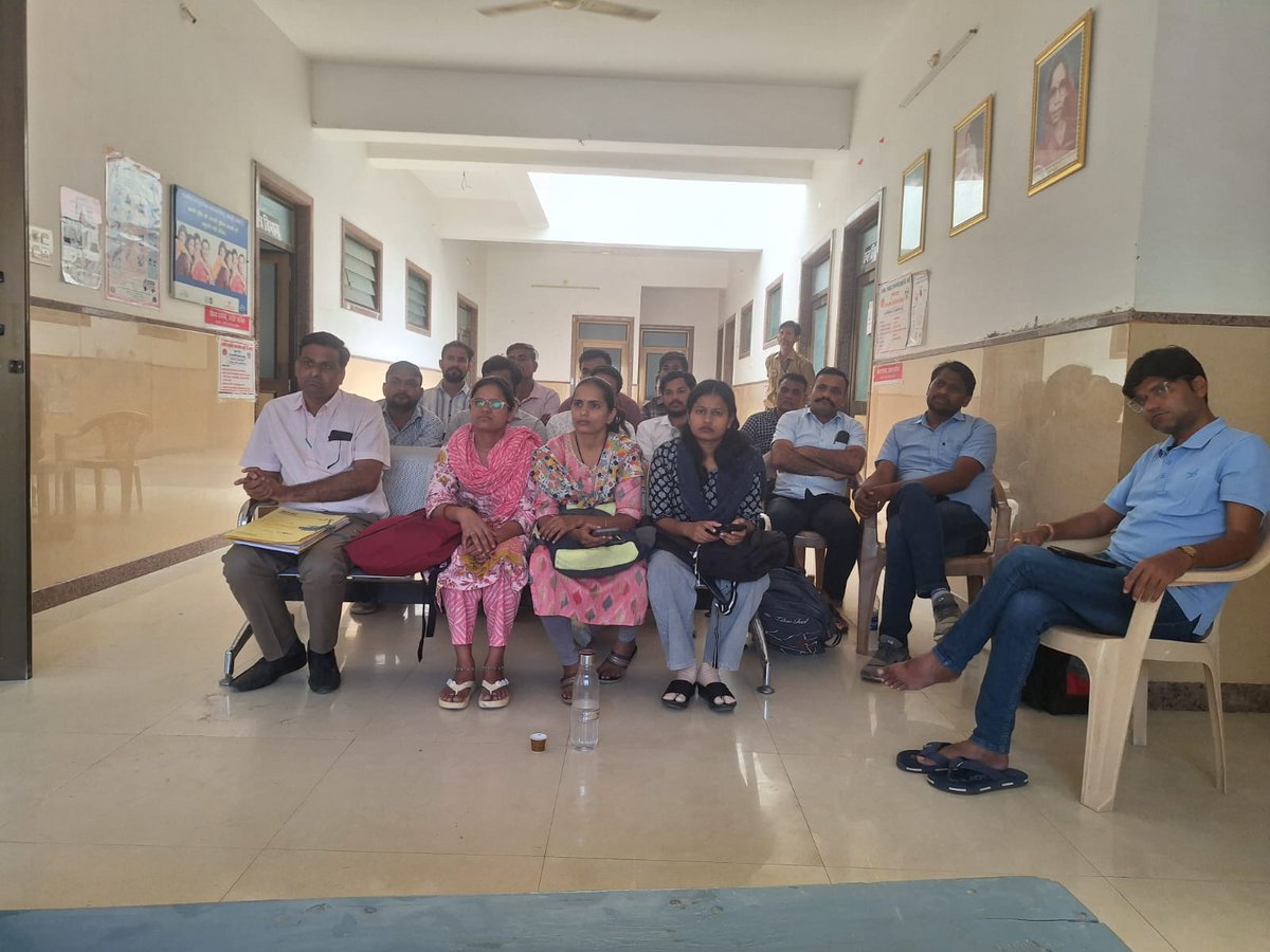 CHOs and DOTS providers were sensitized about NTEP at Sadri CHC in Pali district
#TBMuktBharat #tbmuktbharatabhiyan
<a href="/DeglaDharma/">Dharma Rao Degal</a> <a href="/MoHFW_INDIA/">Ministry of Health</a> <a href="/nishantjeph/">Dr Nishant Kumar</a> <a href="/PIB_India/">PIB India</a> <a href="/Rntcp_Rajasthan/">TB Mukt Bharat- Rajasthan</a>  <a href="/TbDivision/">Central TB Division | #TBMuktBharat</a> <a href="/ddgtb2017/">DDG - TB | #TBMuktBharat</a> <a href="/GajendraKhimsar/">Gajendra Singh Khimsar</a> @