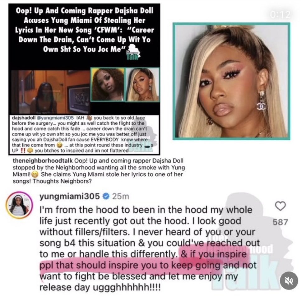 same person who ACTUALLY stole the exact same lyric leave tyla alone