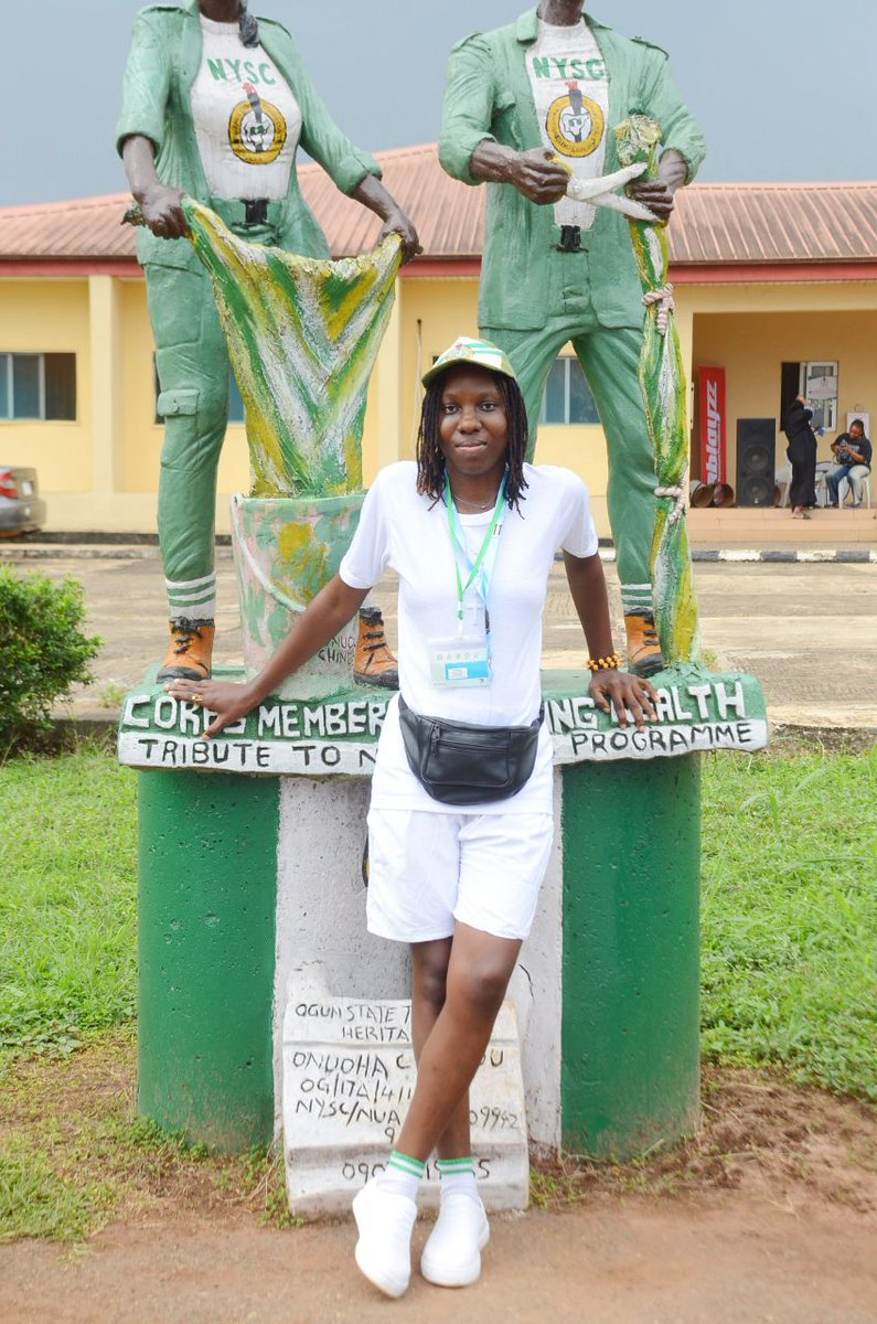 _favourme's tweet photo. I obeyed the Clarion call!

3 weeks of fun, stress, drills, sun and memories,  all wrapped up in one unforgettable NYSC experience 😅💚
Ogun state, the gateway state, you've been amazing! ✨
#NYSC #ogunkopa https://t.co/yLs4biA726