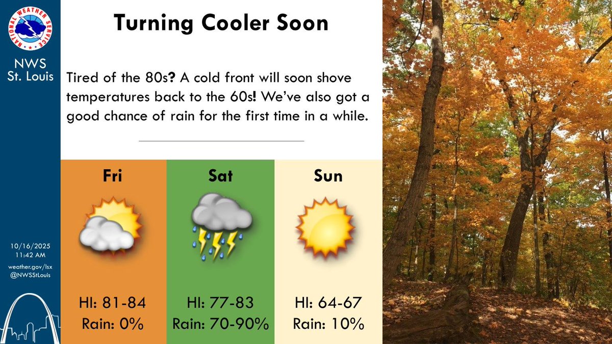 Tired of the 80s? A cold front will soon kick our temperatures