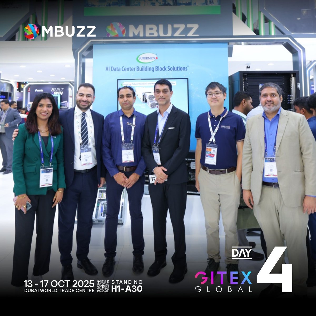 MBUZZTech's tweet image. Edgecore Networks at MBUZZ Pavilion | GITEX 2025

Great to host the Edgecore team at the MBUZZ Pavilion for insightful talks on next-gen networking and open solutions driving digital transformation.

📍 MBUZZ Pavilion | Booth A30 – Hall 1

#Edgecore #MBUZZ #GITEX2025