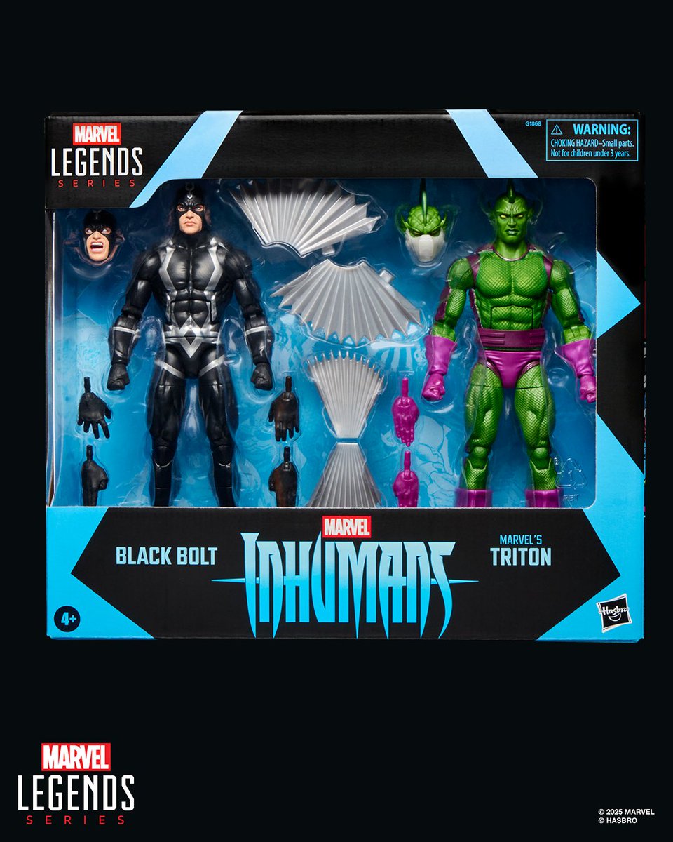 マーベルレジェンド ブラックボルト & トリトン $57.99 2026年1月発売