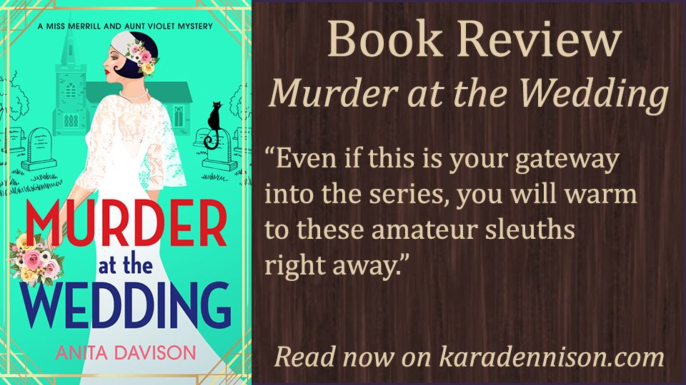 RubyCosmos's tweet image. MURDER AT THE WEDDING goes on sale tomorrow from @BoldwoodBooks ! Read my review of this cozy mystery today on my blog:
karadennison.blogspot.com/2025/10/book-r…
#bookreviews