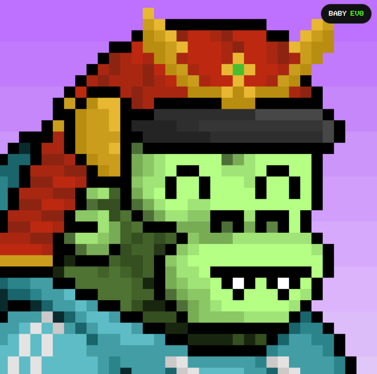 Baby Evol-!OOH-tion time!

<a href="/CyberKongz/">CyberKongz</a>