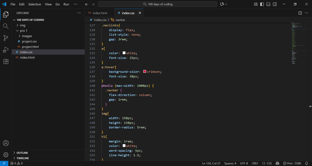 abolaji_web's tweet image. Day 11–14: Flexbox
Master Flexbox for layouts: display: flex, justify-content, align-items.
Practice: Build a navigation bar and a 3-column layout.
#100daysofcoding #buildinpublic #programming