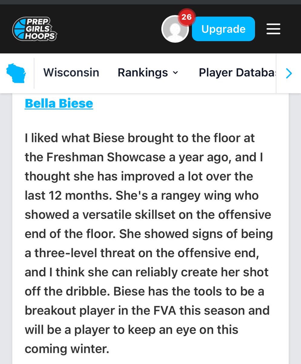 Thank you ⁦⁦<a href="/PGHWisconsin/">𝐏𝐫𝐞𝐩 𝐆𝐢𝐫𝐥𝐬 𝐇𝐨𝐨𝐩𝐬 𝐖𝐢𝐬𝐜𝐨𝐧𝐬𝐢𝐧</a>⁩ and ⁦<a href="/BradyJ_Peterson/">Brady Peterson🇵🇷</a>⁩ for the great write up!
⁦<a href="/LisaMVanWyk/">Lisa Van Wyk</a>⁩ ⁦<a href="/WisconsinBlaze/">Wisconsin Blaze Girls Basketball</a>⁩