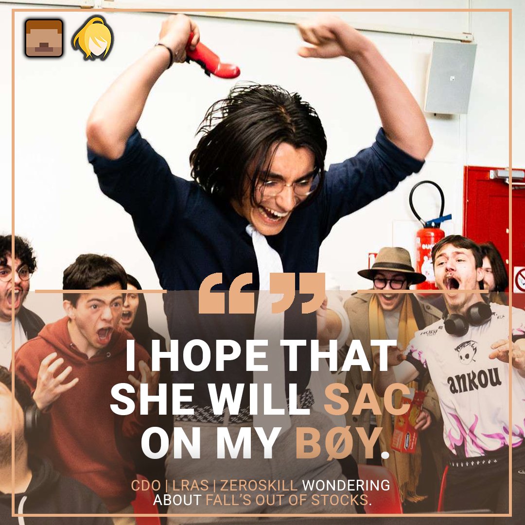 🍁FALL’S OUT OF STOCKS 🍁

D'autres joueurs s’expriment eux aussi sur le tournoi : 

Start gg en dessous ↘️↘️↘️