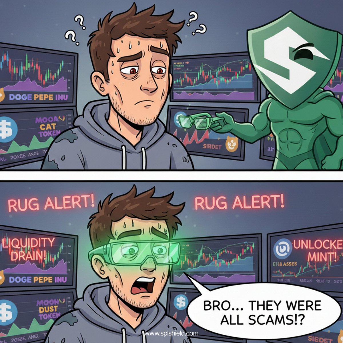 splshield's tweet image. We can’t reverse time, but we can give you a crystal ball on contract risk. Stake TDL to see the risks lurking in the code. No fake promises, just code analysis. 🔮
#CodeAnalysis #ContractRisk #TDLStaking #CrystalBall #SolanaCode #DeFiRisk #SmartContracts