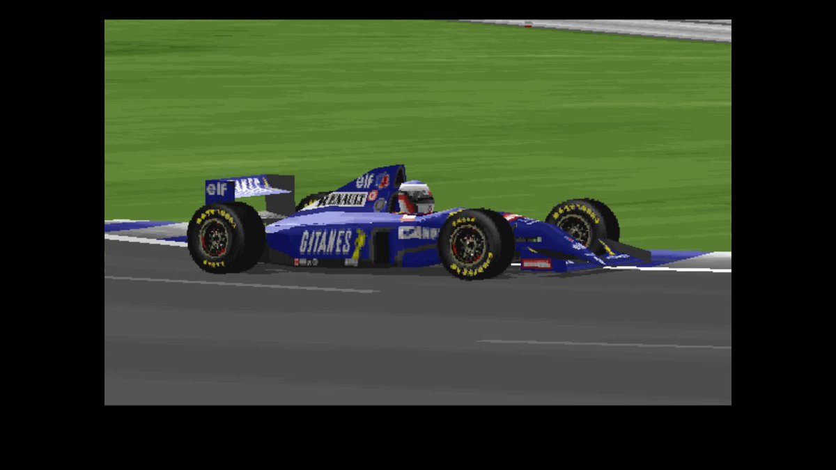 15/3/1995
#F1 Winter Testing Day 2
#Silverstone 
9:52am

Jean #Alesi heads into the Abbey chicane as the Frenchman pushes his #Ligier-#Prost into it's 22nd lap of a race distance run with no real problems reported by the driver...
"Car feels steady enough but there are some low