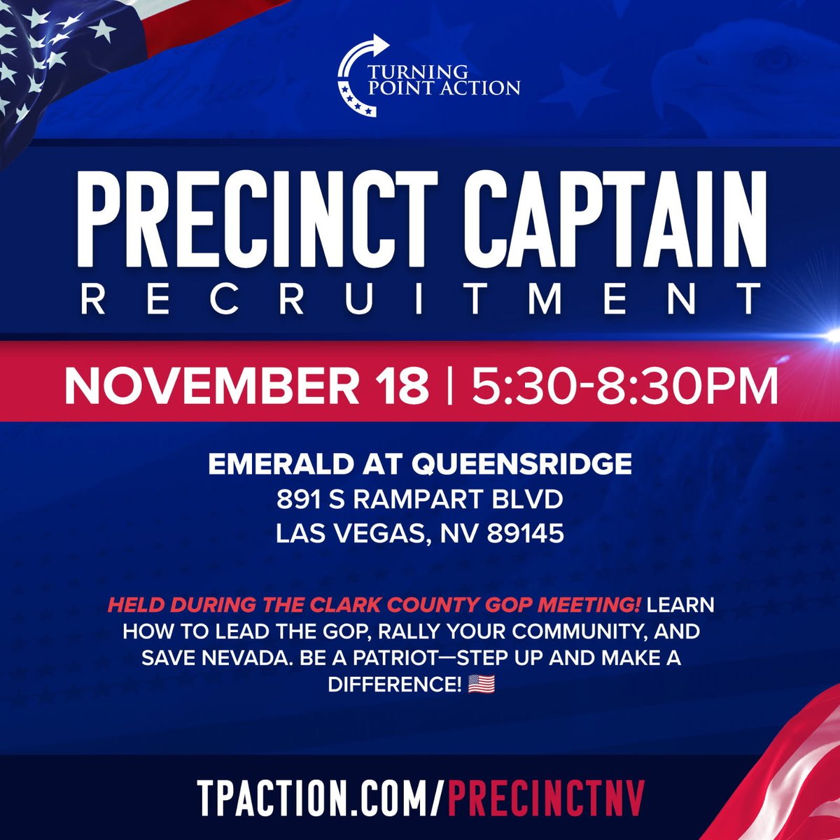 MAGAScotty's tweet image. 🚨ATTENTION NEVADA MAGA
🔥FROM: Turning Point Action
Are you ready to WIN the midterms, and “LOCK IN” Voter ID for Nevada?
Make sure to show up to this meeting to get active and involved in the process!
I WILL be there in attendance as well!
PLEASE SPREAD THE WORD ASAP!