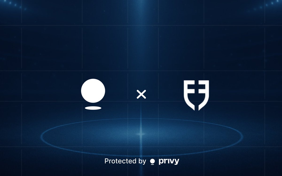 privy_io's tweet image. 1/ The world’s biggest sport is going onchain ⚽️

@footballdotfun is taking on a 5B-fan global audience, blending fantasy, trading, and prediction into one fast, fun experience.

Next up: the $FUN token and a multi-sport universe built on Privy.
