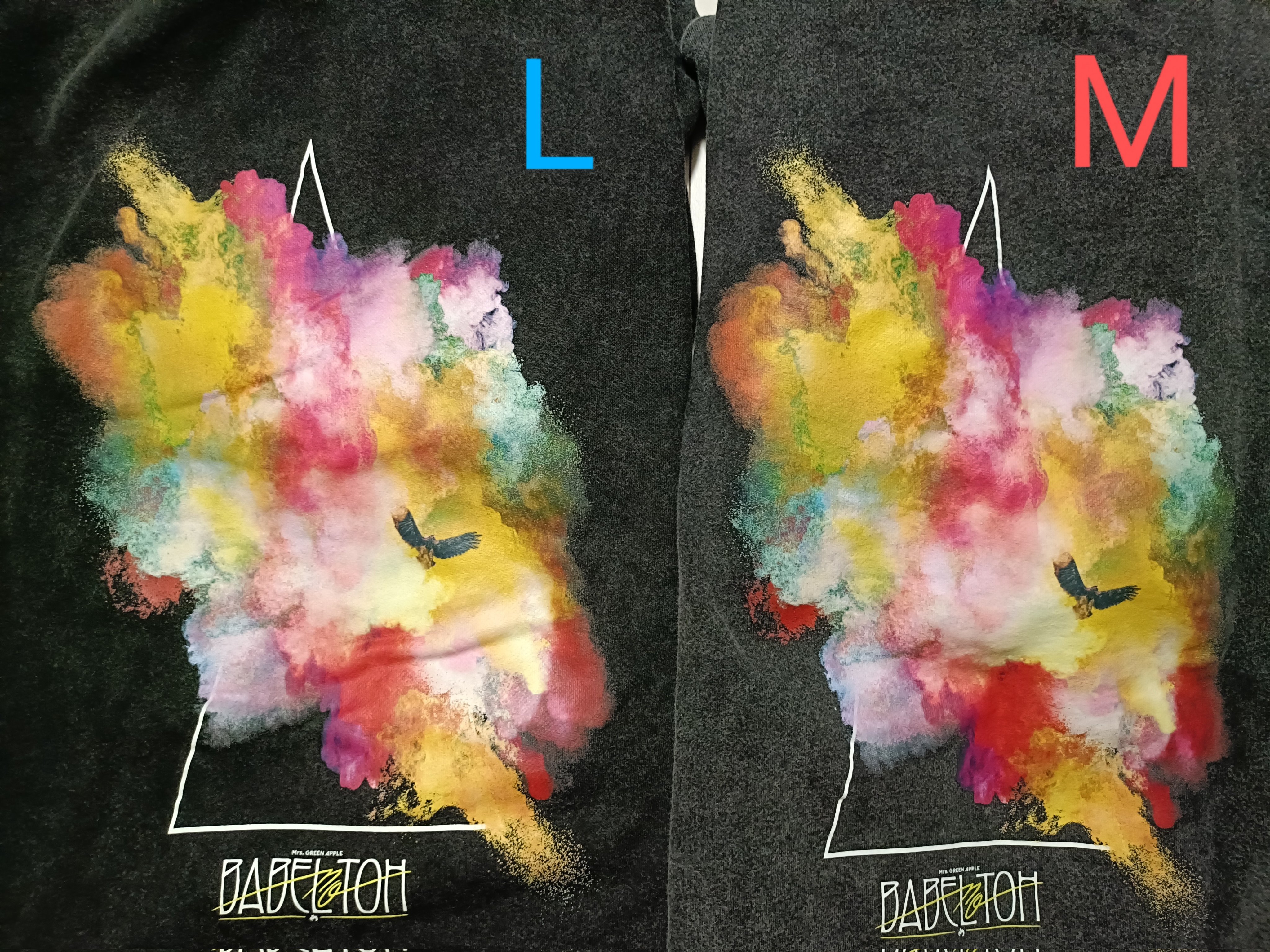 Mrs. GREEN APPLE バベルの塔 フーディXL ミセス バベルの塔 フーディ